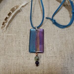 Multicolor Copper Pendant Necklace